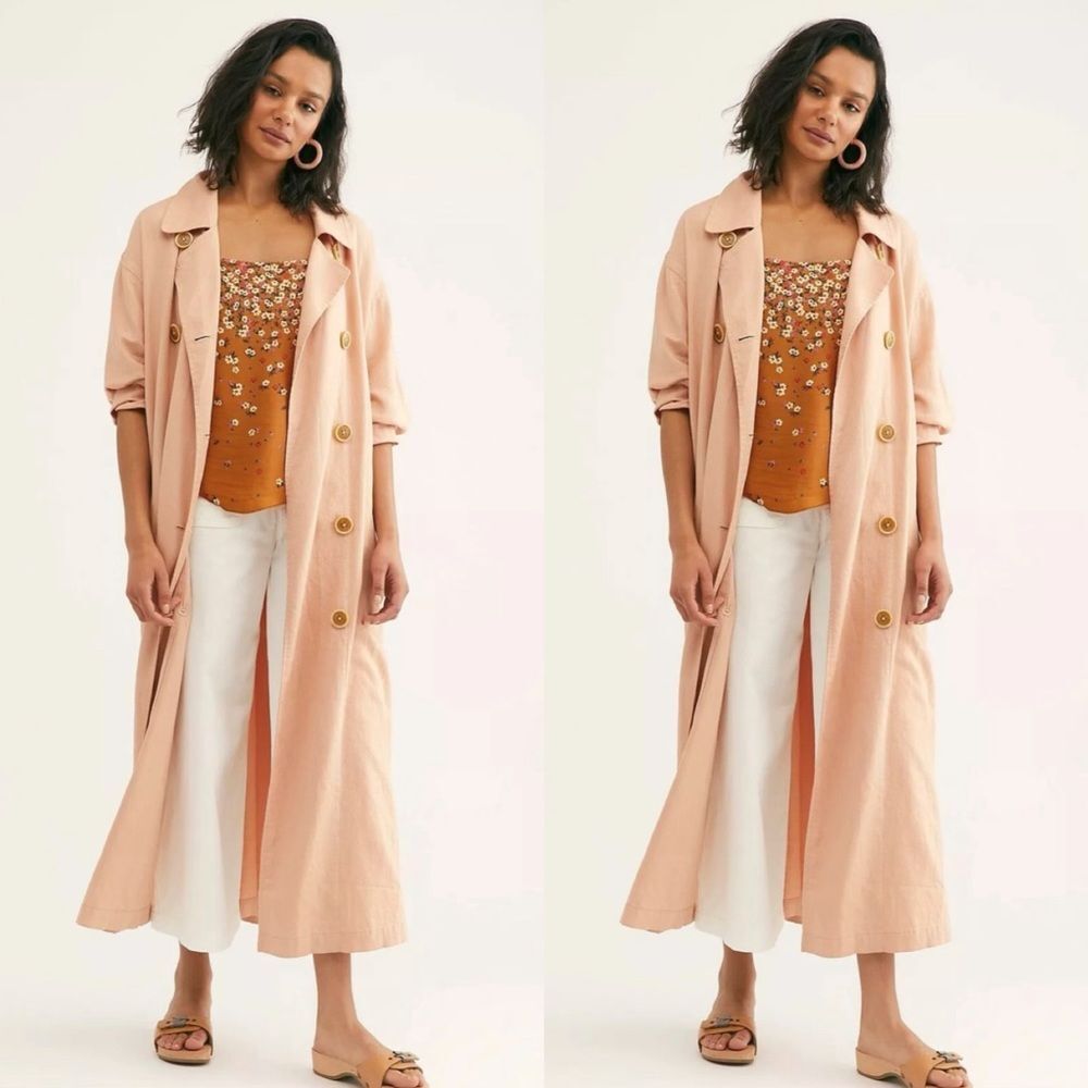Free People Sweet Melody Trench Coat